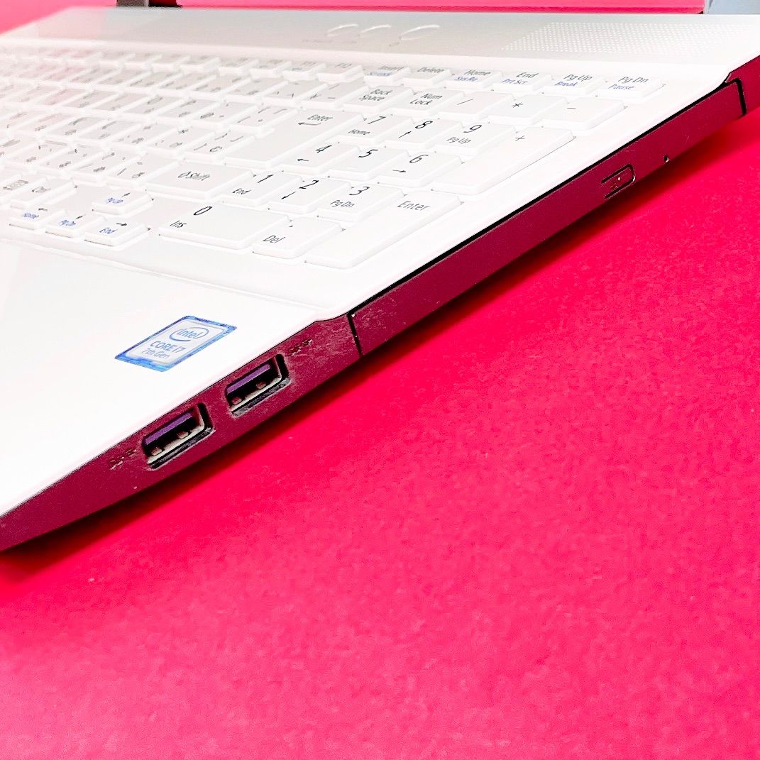 NEC Core i7 SSD256GB 白ノートPC Windows11 - メルカリ
