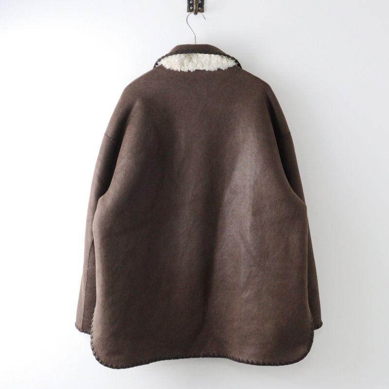 美品 定価5.5万 2025AW イエナ IENA LA BOUCLE リバーシブルファーリー 