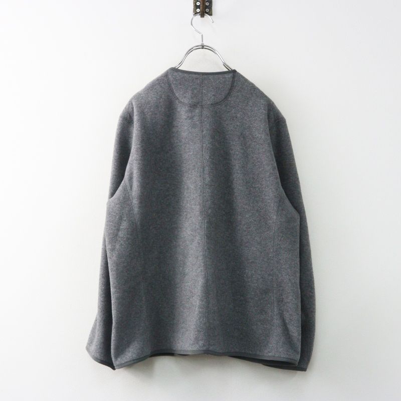 定番 人気アイテム ダントン DANTON FLEECE COLLARLESS JACKET 