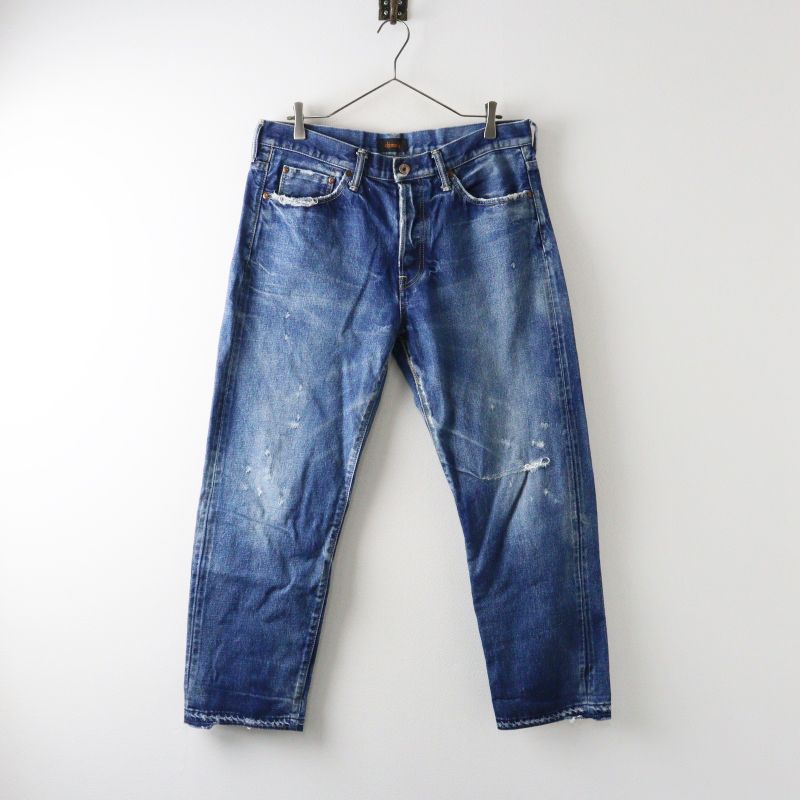 チマラ chimala CS18WP07A ヴィンテージ加工デニムパンツ 30＼ブルー