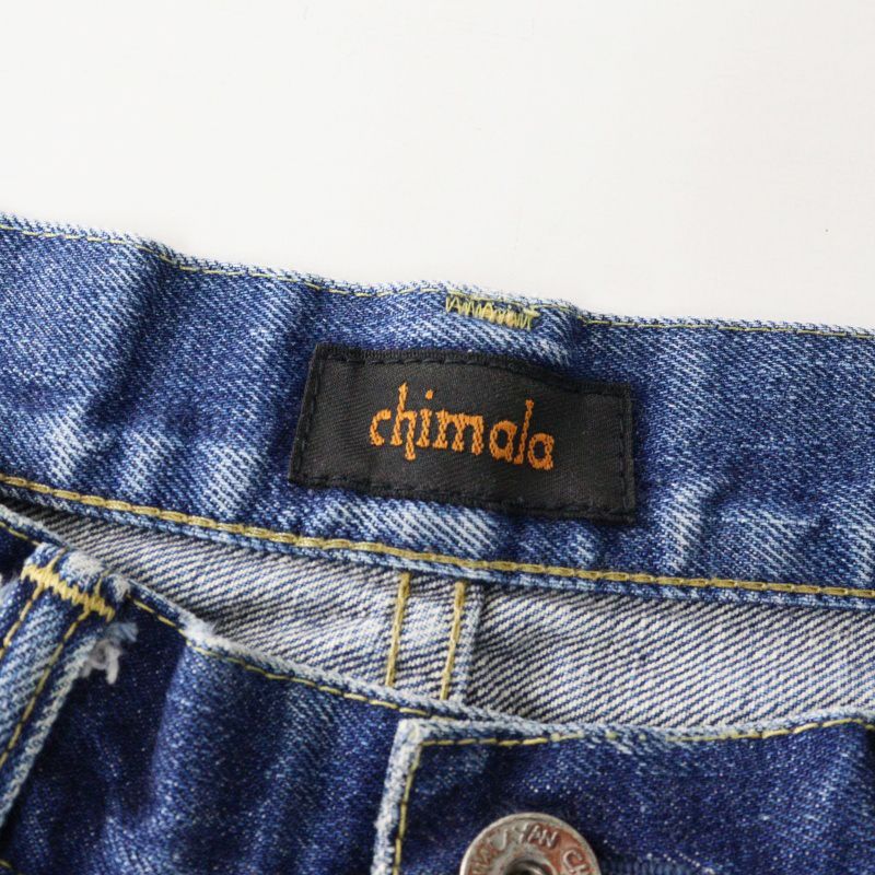 チマラ chimala CS18WP07A ヴィンテージ加工デニムパンツ 30＼ブルー