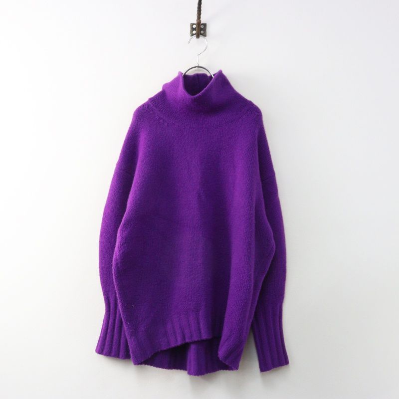 サヤカディヴィス SAYAKA DAVIS High-collar Sweater ハイネックカラー セーター P｜パープル トップス ニット【2400014973471】