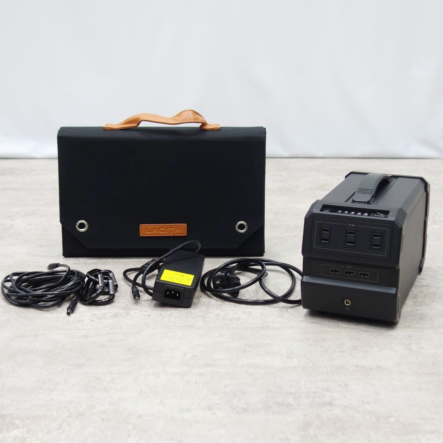 美品 ラチタ LACITA ポータブル電源 エナーボックス01 ソーラーパネル