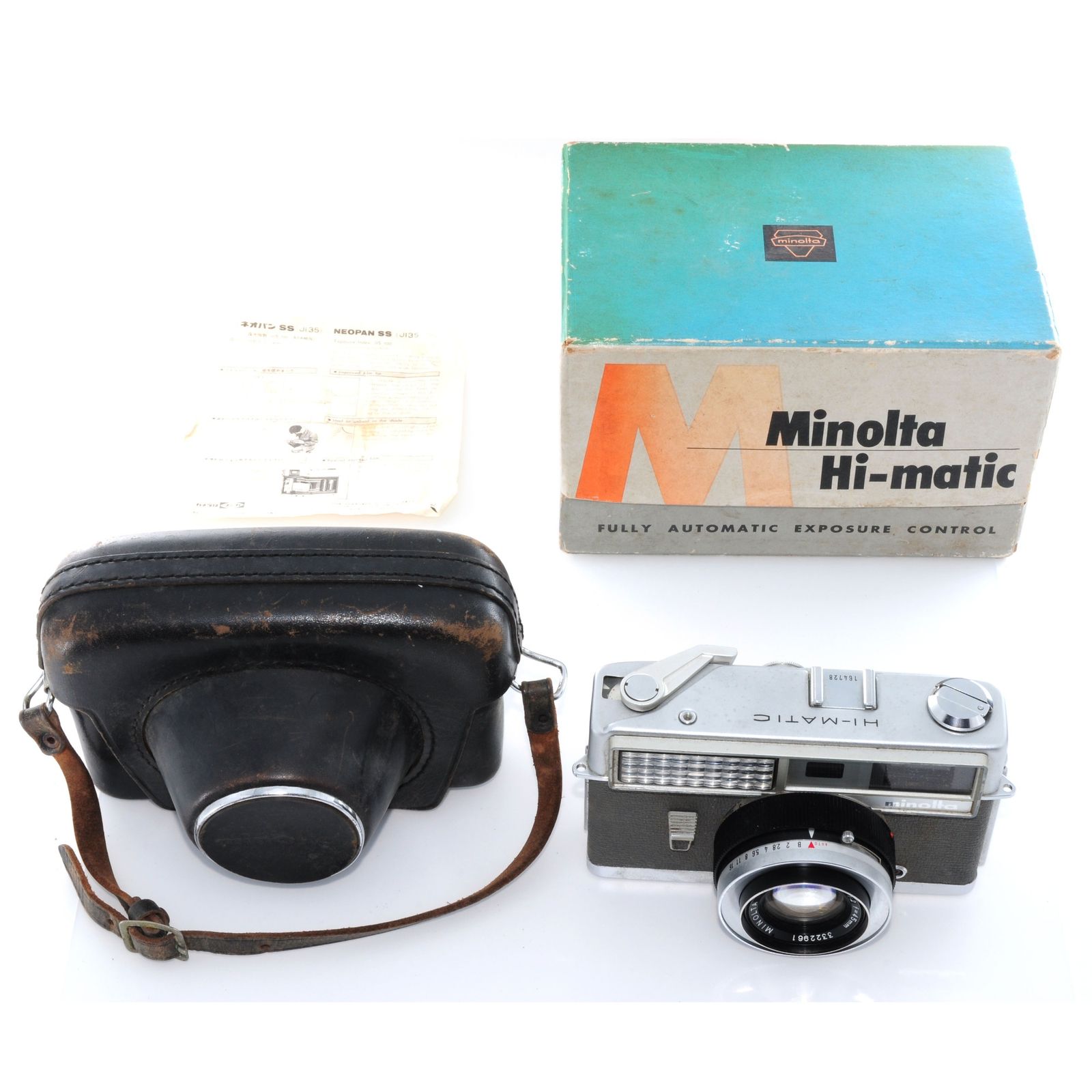 MINOLTA Hi-matic 初代 箱付き Minolta Hi-Magic F Arrow Aceの