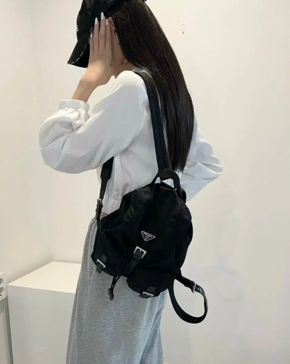 (傷なしA++/正規品) PRADA プラダ バックパック スモール