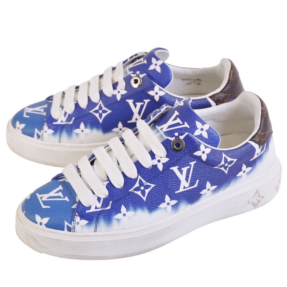 LOUIS VUITTON エスカルタイムアウト ライン　モノグラムキャンバス 美品 ルイヴィトン LOUIS VUITTON スニーカー LVエスカル タイム