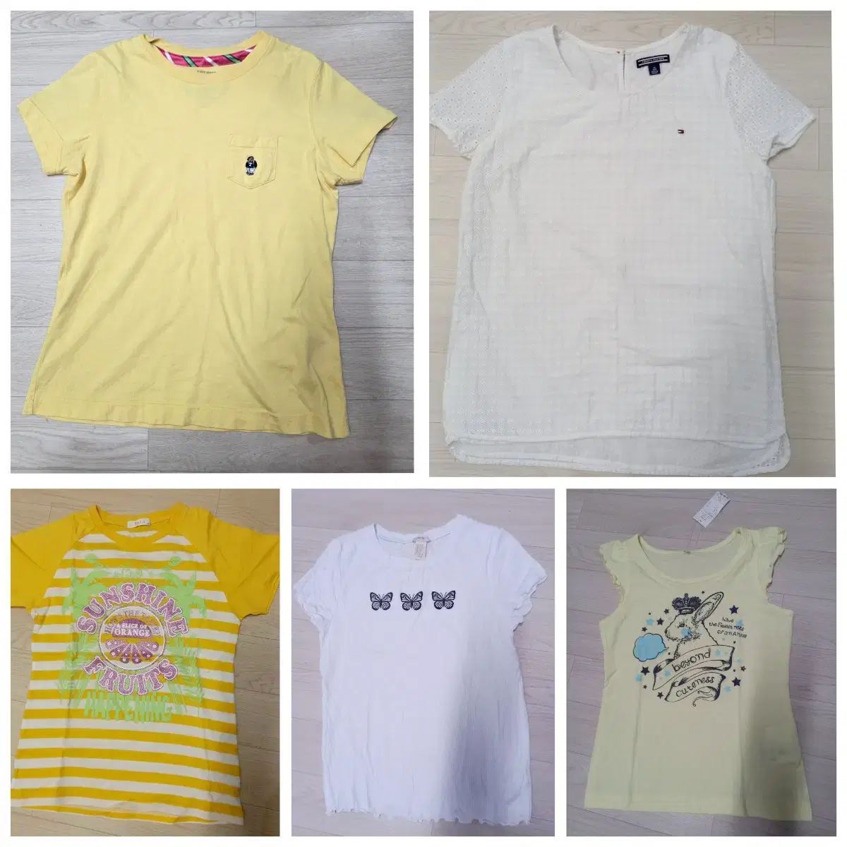 女の子 140 夏 半袖Tシャツ 5枚 - TEENIE WEENIE Tommy Hilfiger 他