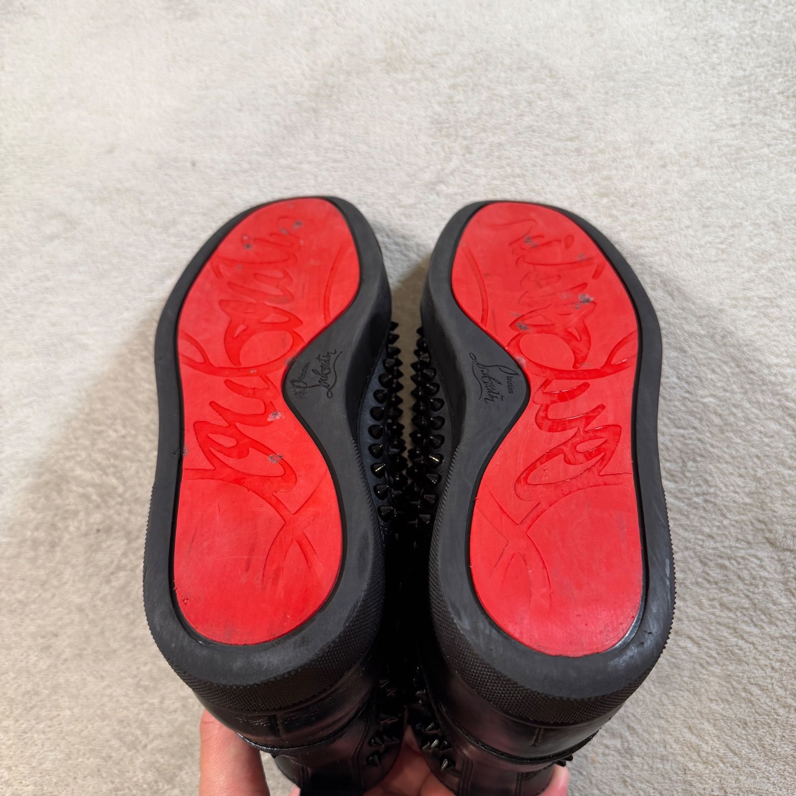 クリスチャンルブタン Christian Louboutin ハイカット スニーカー 