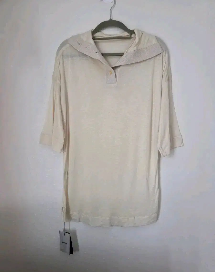(タグ付き新品) システムオム オープン カラー Tシャツ 5,564円