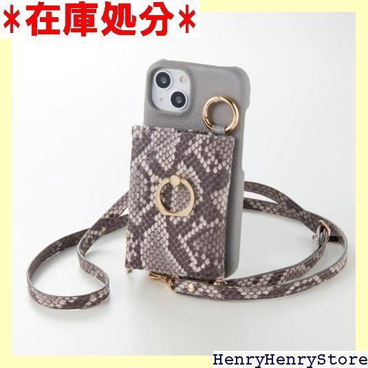 enHANCE スマホケース ショルダーストラップ付 iphone 15 ケース 3024