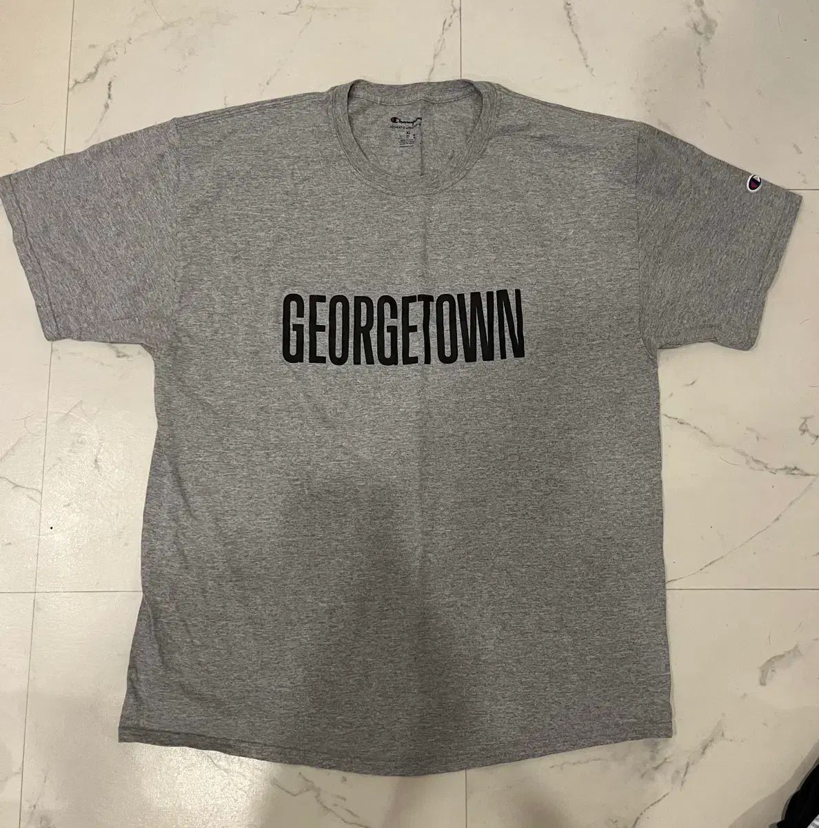 Champion ジョージタウン 半袖 Tシャツ グレー