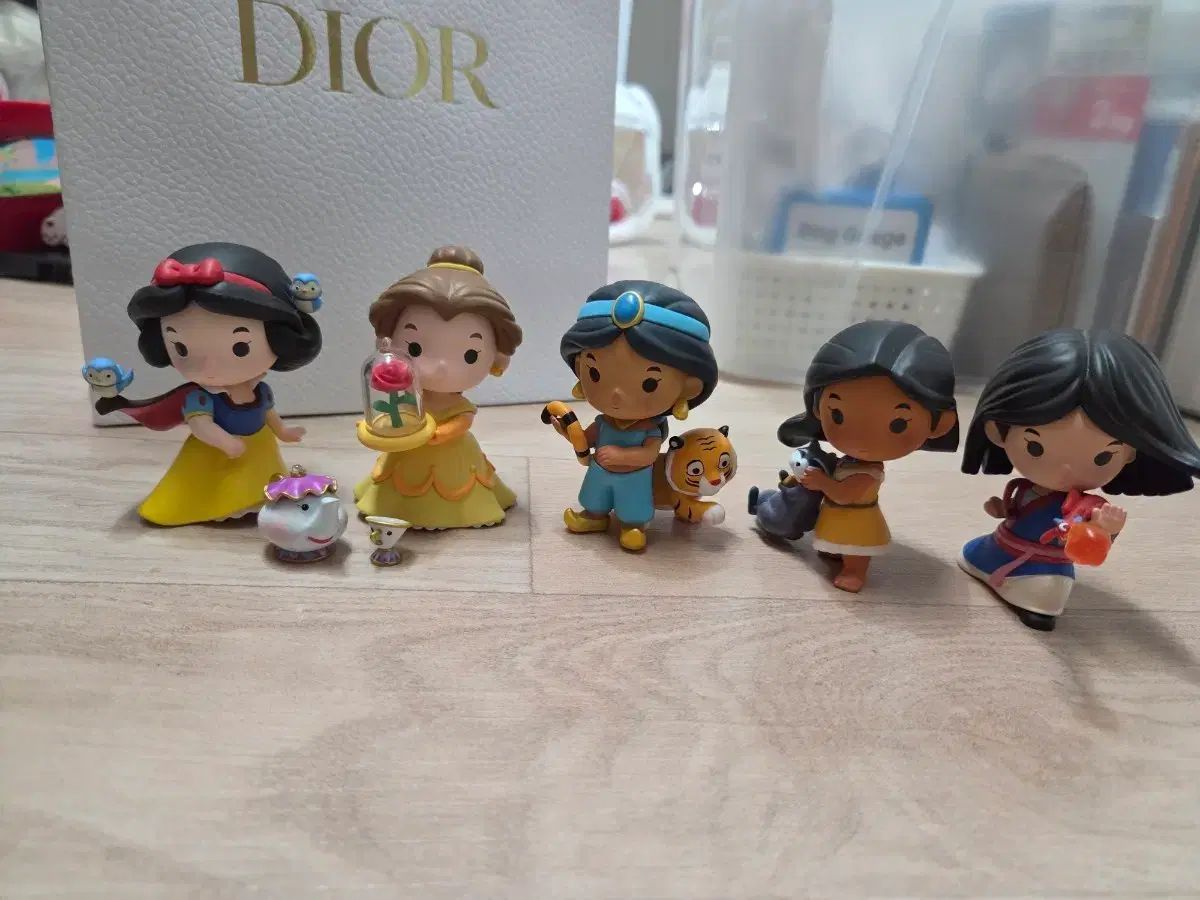 ディズニー プリンセス フィギュア 5種