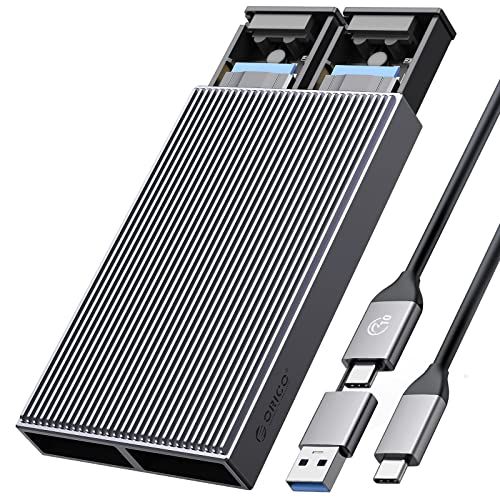 ORICO M.2 SSD 外付けケース NVME ケース SSD ケース M Key PCIe 2230/2242/2260/2280 M.2 SSD用 USB C - M2 ケース工具不要 アルミニウム M.2 ケース UASP Trim 998791e9