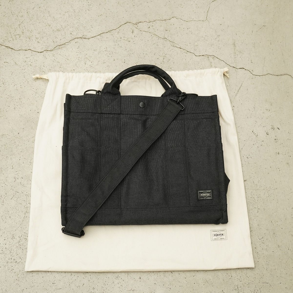 極美品 吉田カバン PORTER ポーター コーデュラ ダック生地 SMOKY 