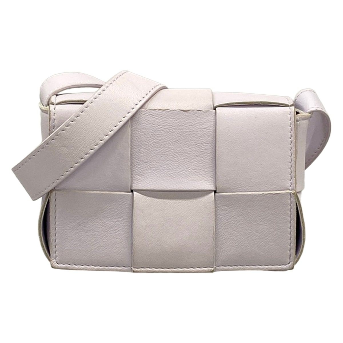 BOTTEGA VENETA(ボッテガヴェネタ) ショルダーバッグ キャンディカセット ライトパープル ミニバッグ レザー