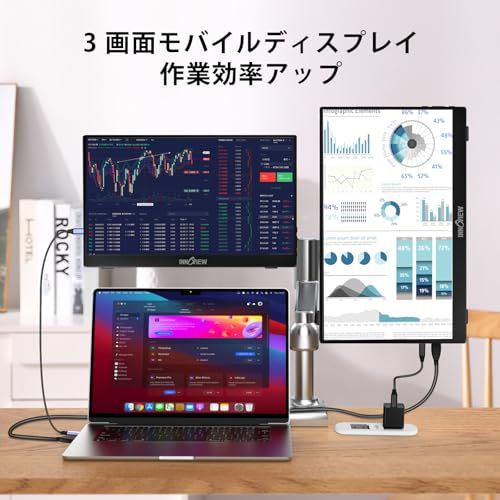 【新品】モバイルモニター 15.6インチ InnoView モバイルディスプレイ 自立型 1920*1080 FHD ポータブルモニター IPS液晶パネル 薄型 軽量 持ち運び 壁掛けに対応 Switch/PS3/PS4/PS5/Xbox O 875cb260