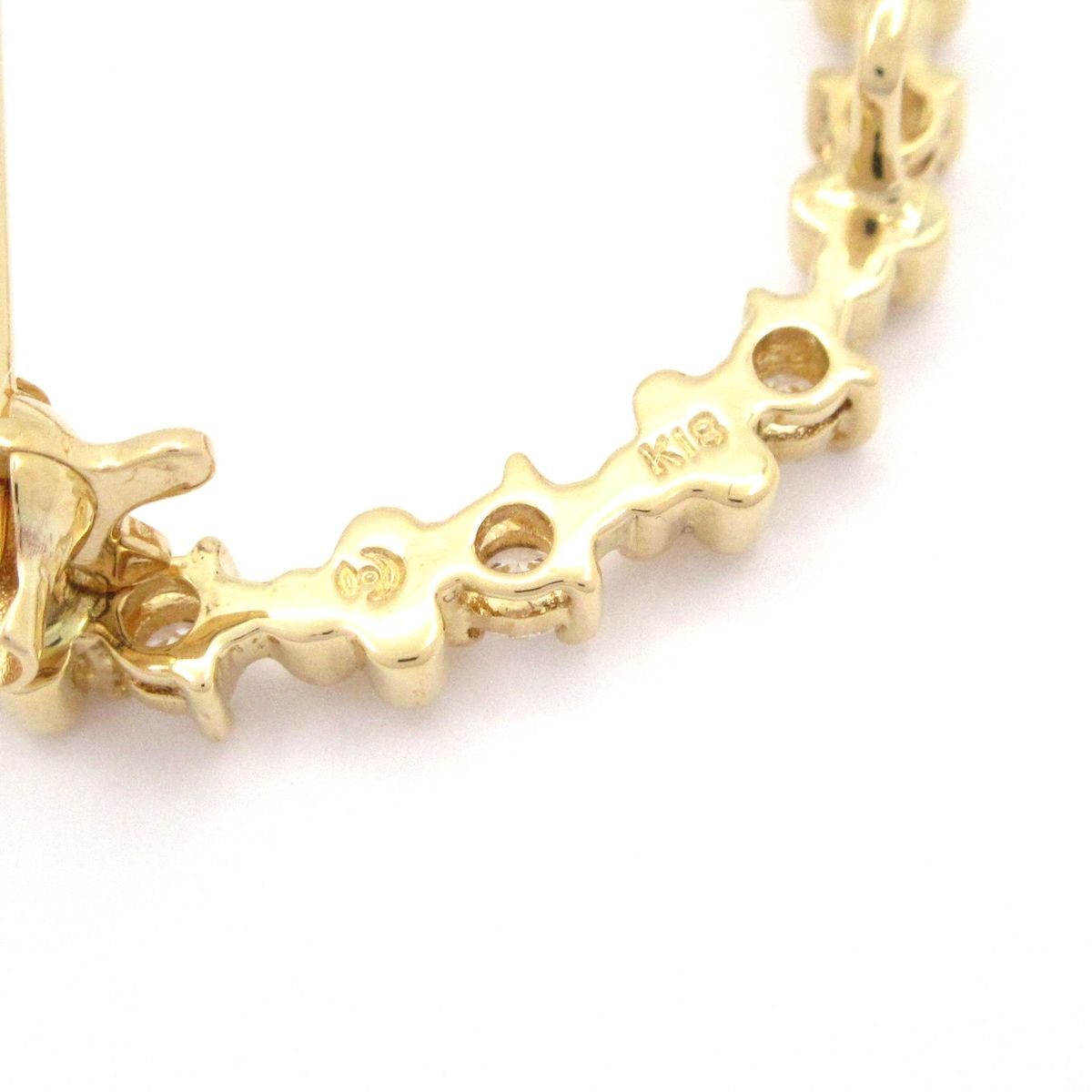 田崎真珠/TASAKI(タサキシンジュ) ブローチ美品 - K18YG×ダイヤモンド