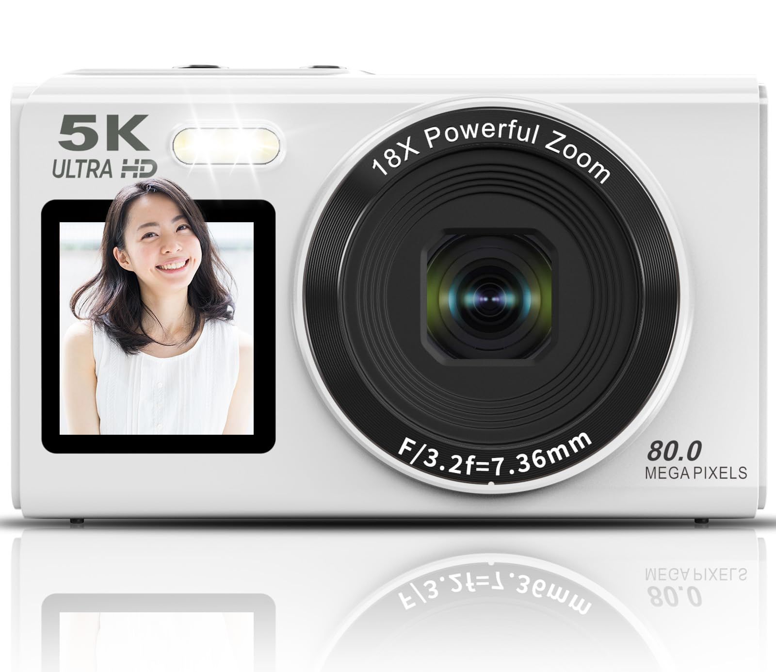 Beho デジカメ 5K録画 デジタルカメラ スマホに送れる 7500万画素 Amazon | Beho デジカメ 7500万画素 5K録画 デジタルカメラ スマホに