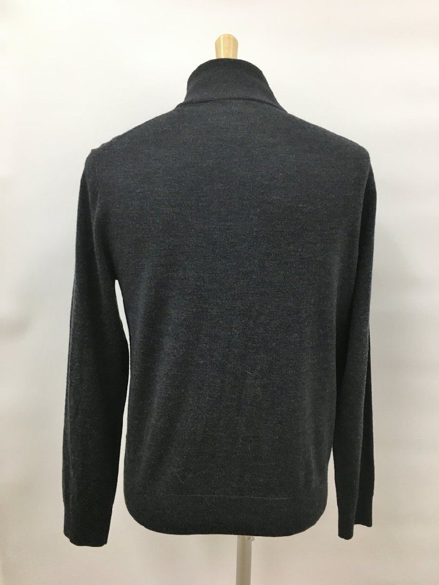 ポールスミス Paul Smith カーディガン M 毛 ダブルジップ 刺繍
