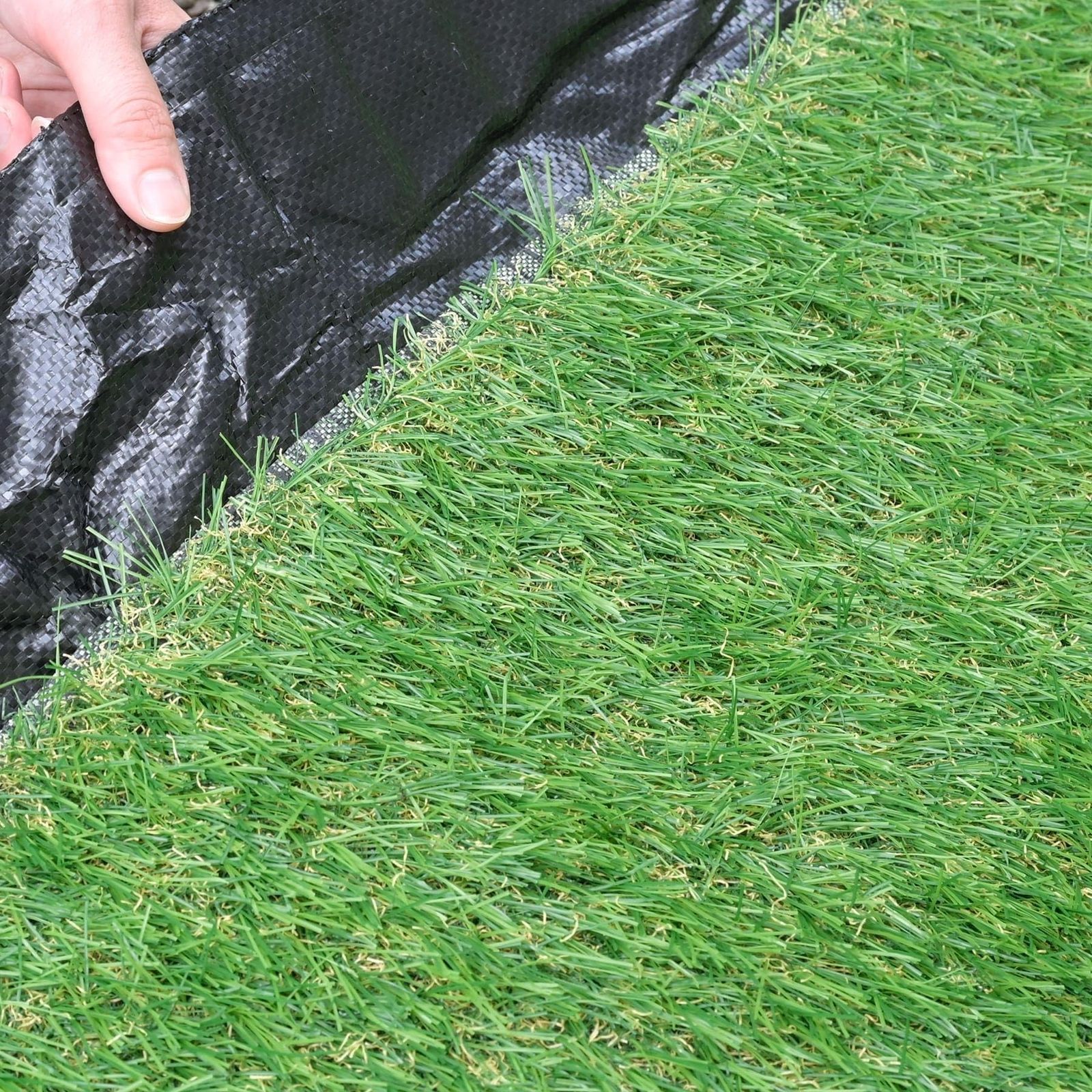 ガーデンマスター(Gardenmaster) 人工芝 0.9×10m 防草シート付き 芝丈30mm 90?幅 U字固定ピン24本入り 耐候級最上位5級 ベランダ バルコニー 屋上 テラス 水よけ マンション ペット 芝生 CY6B-B3091 13a63787