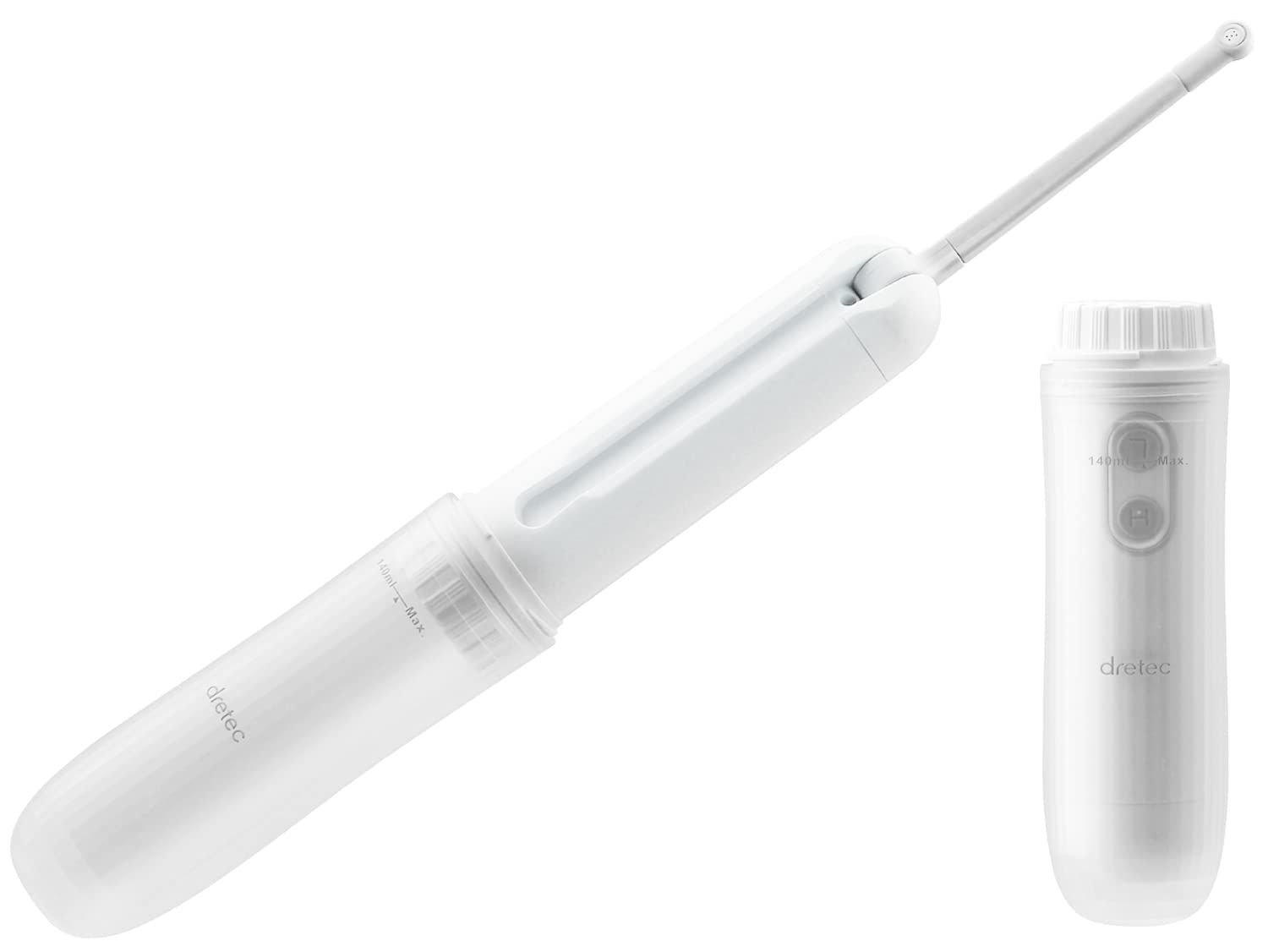 ドリテック(dretec) ハンディシャワー おしり洗浄器 携帯洗浄器 洗浄シャワー トイレ ポータブルシャワー 旅行グッズ トラベルグッズ 快適グッズ 旅行 トラベル 引っ越し PW-100WT(ホワイト)pms bafa9a4e