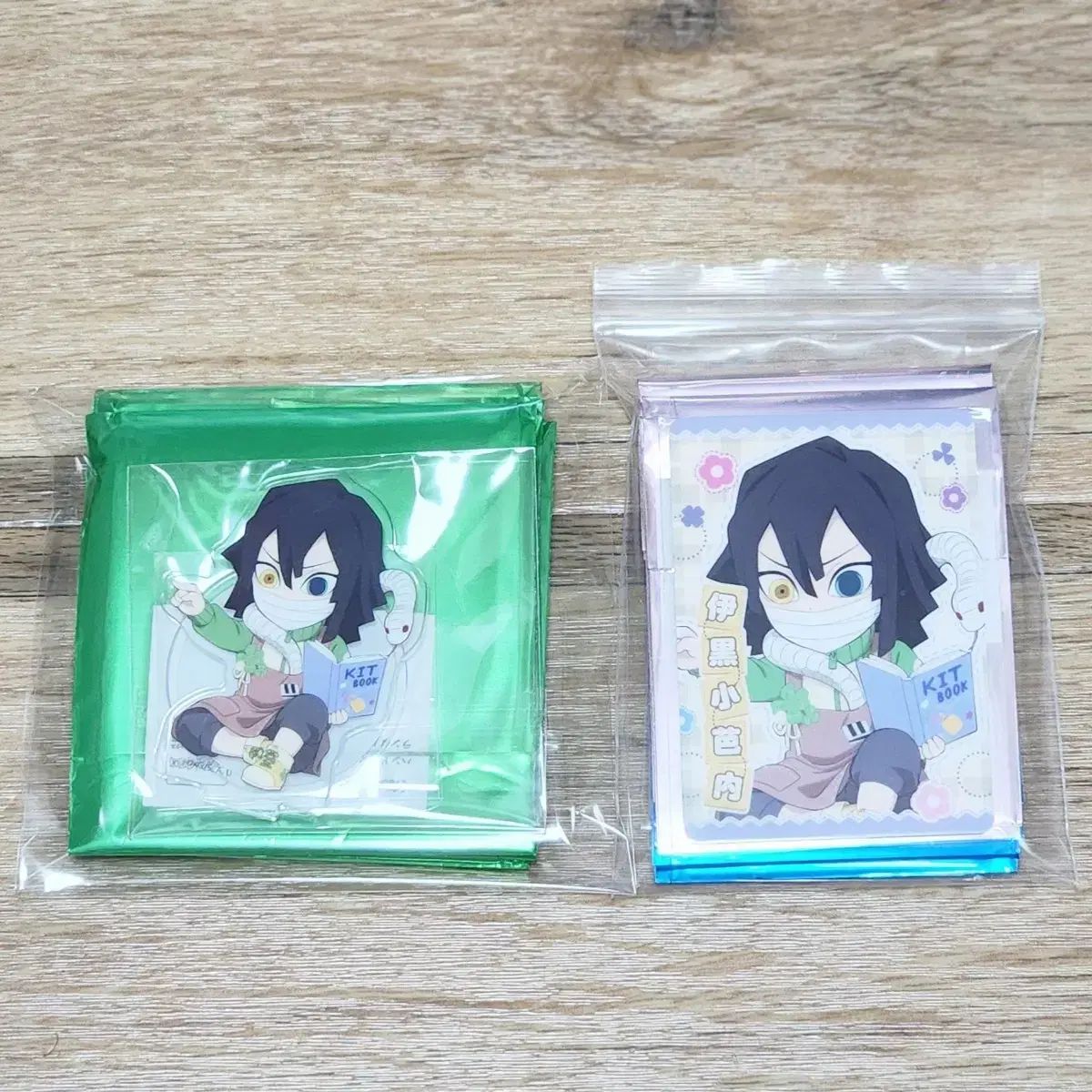 鬼滅の刃 ハンドメイドクラブ 伊黒小芭内 アクリルスタンド パッチ 