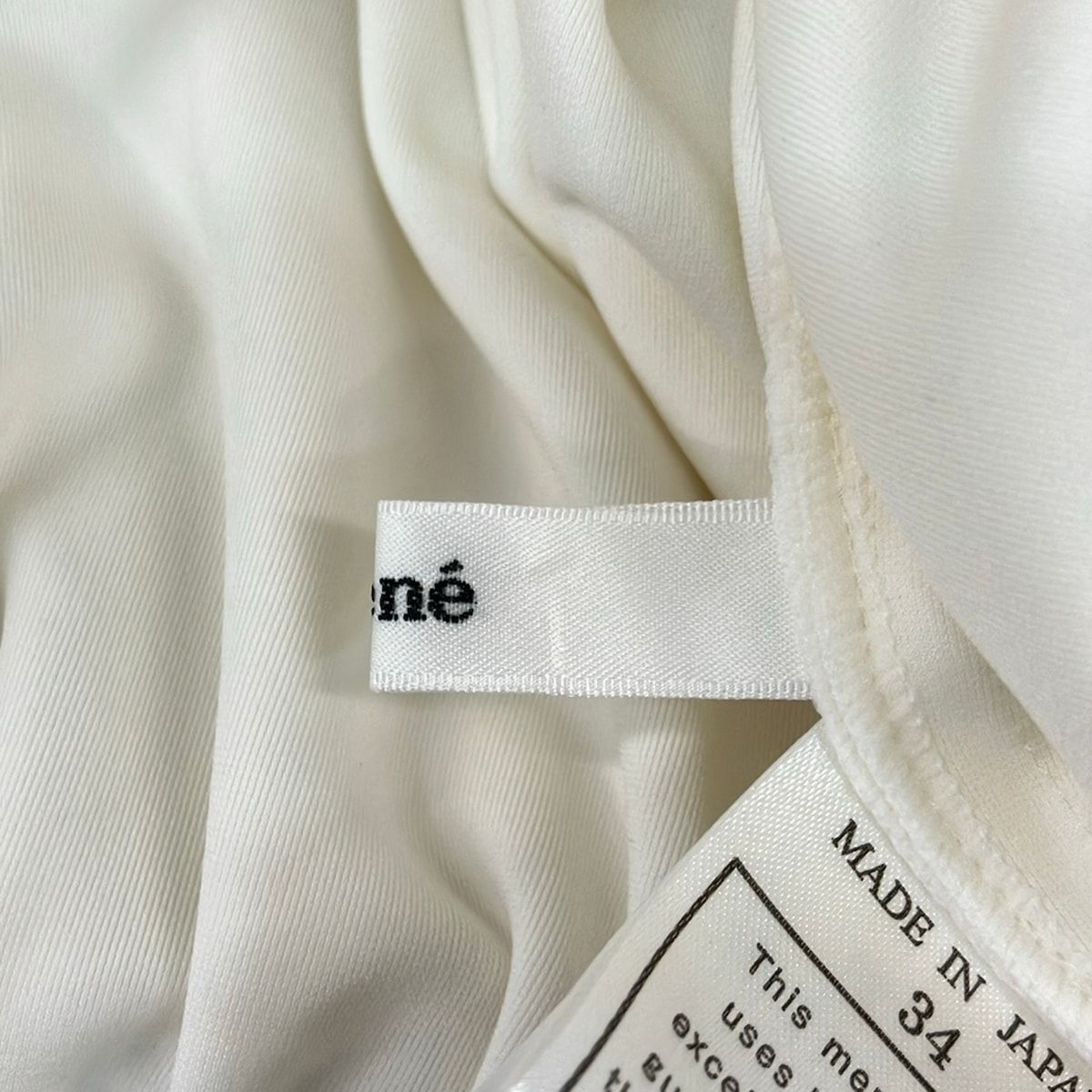 Rene(ルネ) パーカー サイズ34 S レディース美品 - 白 長袖/パール