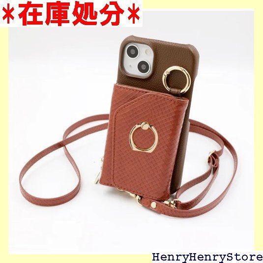 enHANCE スマホケース ショルダーストラップ付 iphone 15 ケース 3028