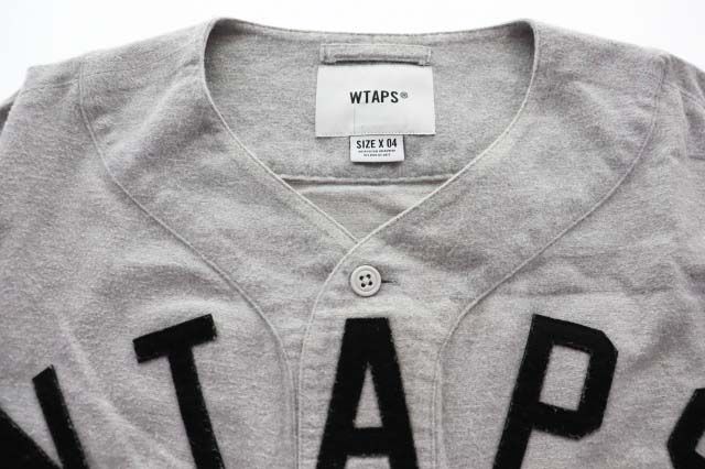 ダブルタップス WTAPS 22SS LEAGUE SS COTTON FLANNEL GREY サイズ 04