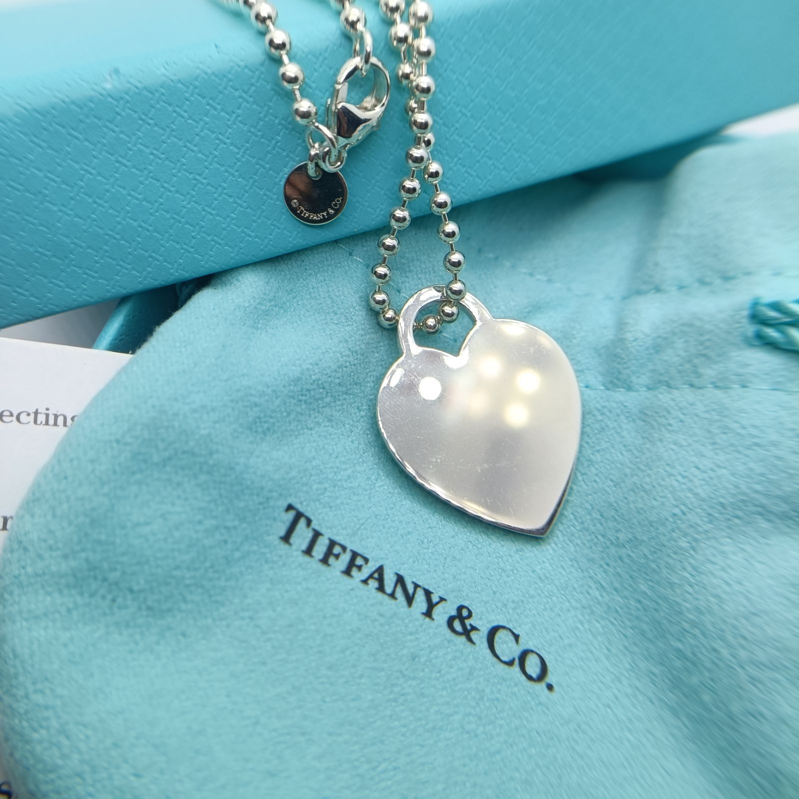 Tiffany & Co. ティファニー ビーン ネックレス シルバー 極美品 