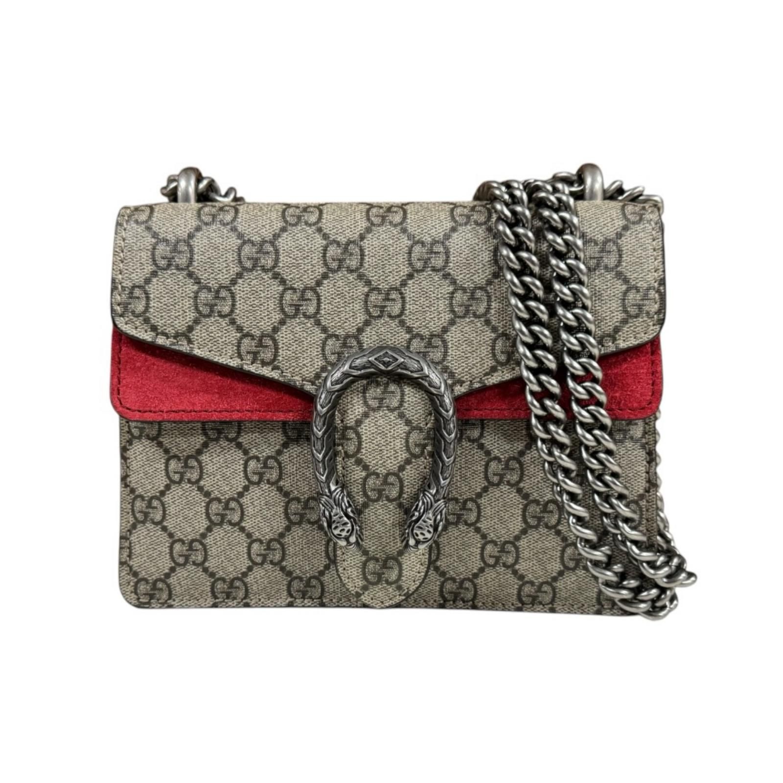 グッチ ディオニュソス ショルダーバッグ GGスプリームキャンバス 421970 ベージュ レディース GUCCI 中古 グッチ