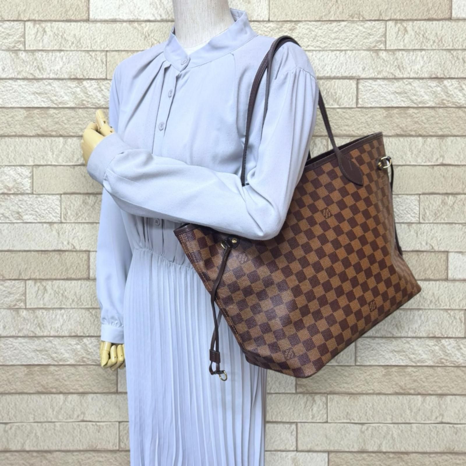 LOUIS VUITTON】ルイヴィトン ダミエ ネヴァーフル ルイヴィトン 