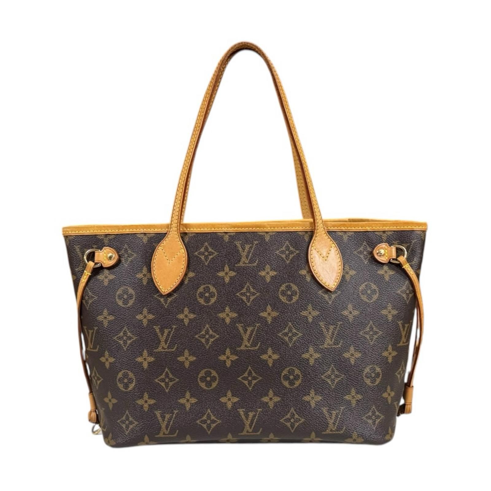 ルイヴィトン ネヴァーフルPM モノグラム トートバッグ モノグラムキャンバス M40155 ブラウン レディース LOUIS VUITTON 中古 ルイヴィトン ルイ ヴィトン