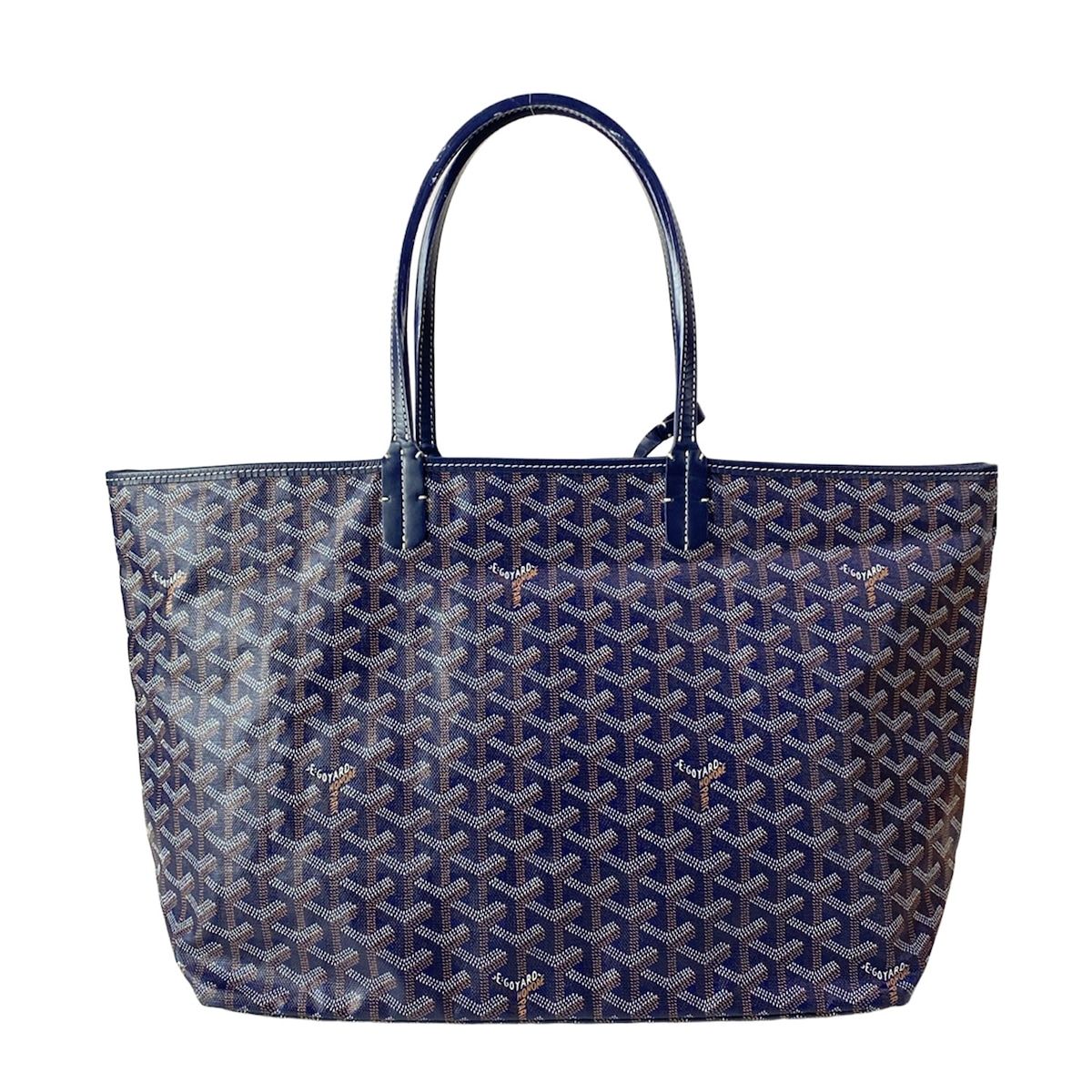 GOYARD(ゴヤール) トートバッグ サンルイPM ネイビー レザー