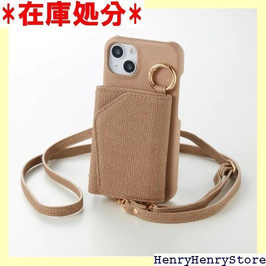 enHANCE スマホケース ショルダーストラップ付 iphone 15 ケース 3029