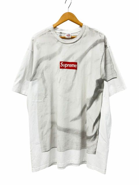シュプリーム SUPREME ×MM6 エムエムシックス 24SS Maison Margiela Box Logo Tee メゾンマルジェラ ボックス ロゴ プリント 半袖Tシャツ XXL 白ホワイト ブランド古着ベクトル 中古☆AA★260521