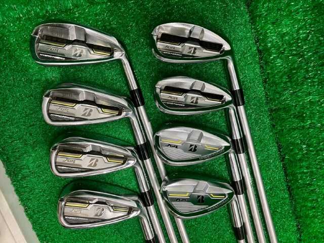 激安[242] アイアンセット ブリヂストン JGR HYBRID FORGED/AirSpeeder J16-12I 8本セット/R相当/26■和歌山