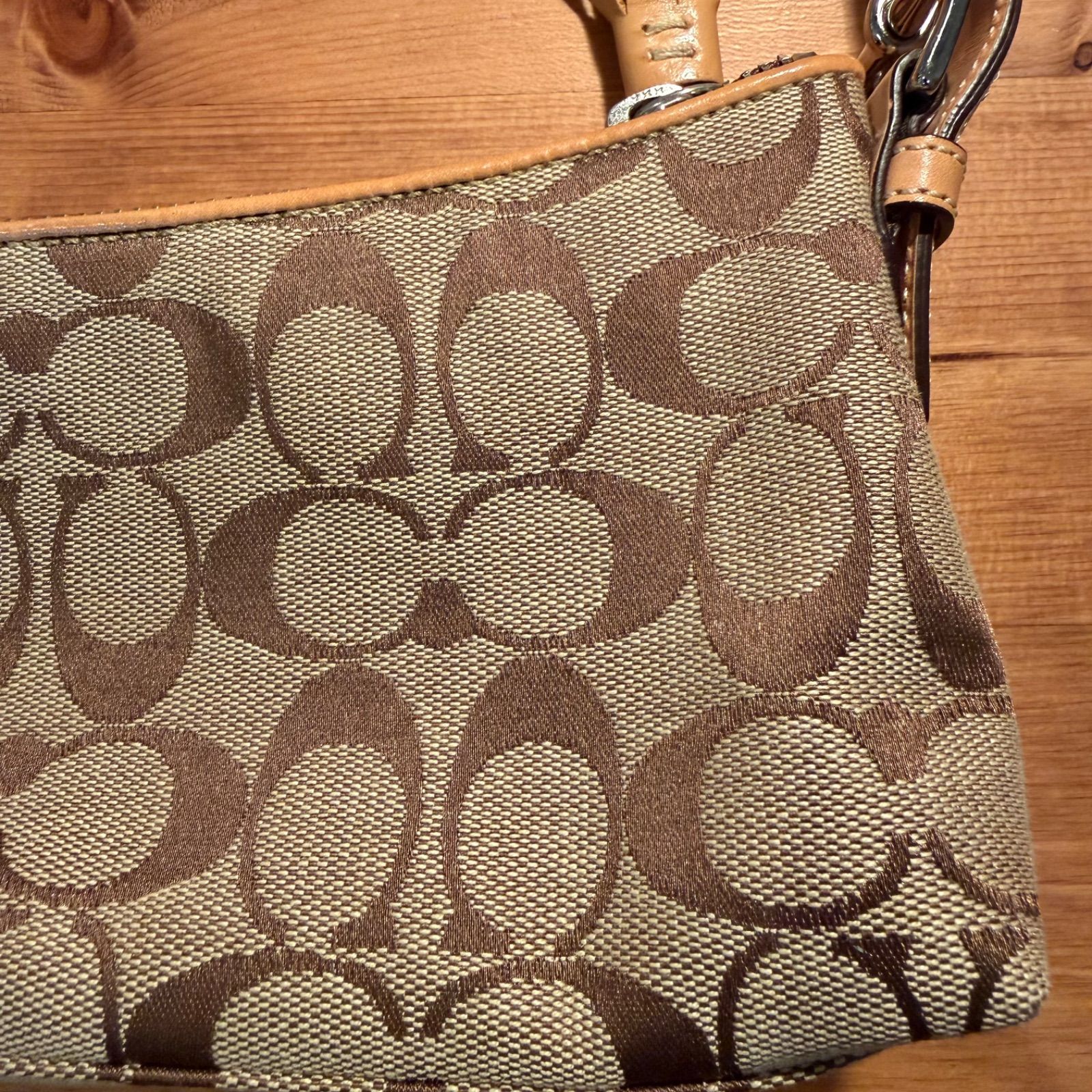 COACH コーチ シグネチャー ワンショルダーバッグ ハンドバッグ 