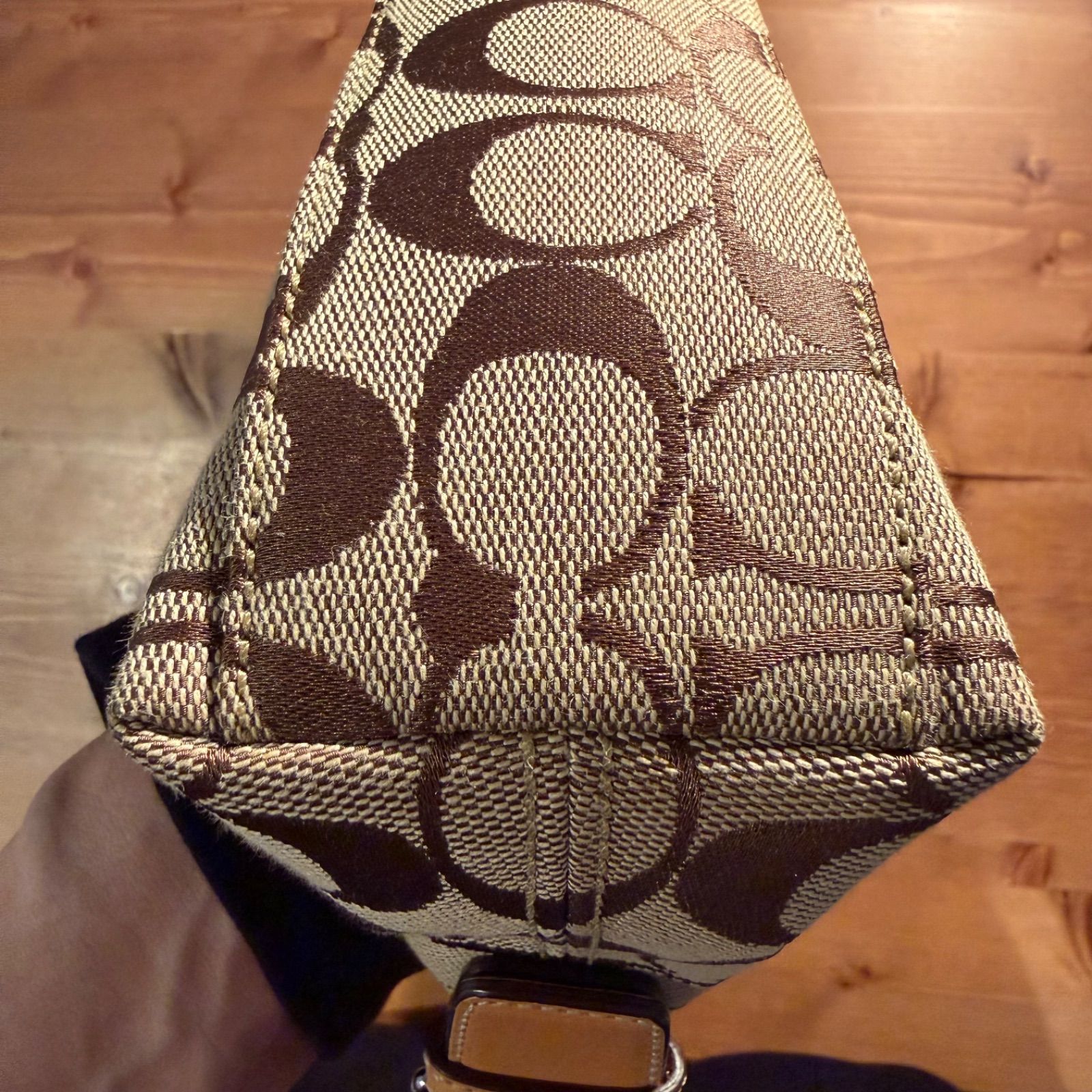 COACH コーチ シグネチャー ワンショルダーバッグ ハンドバッグ 