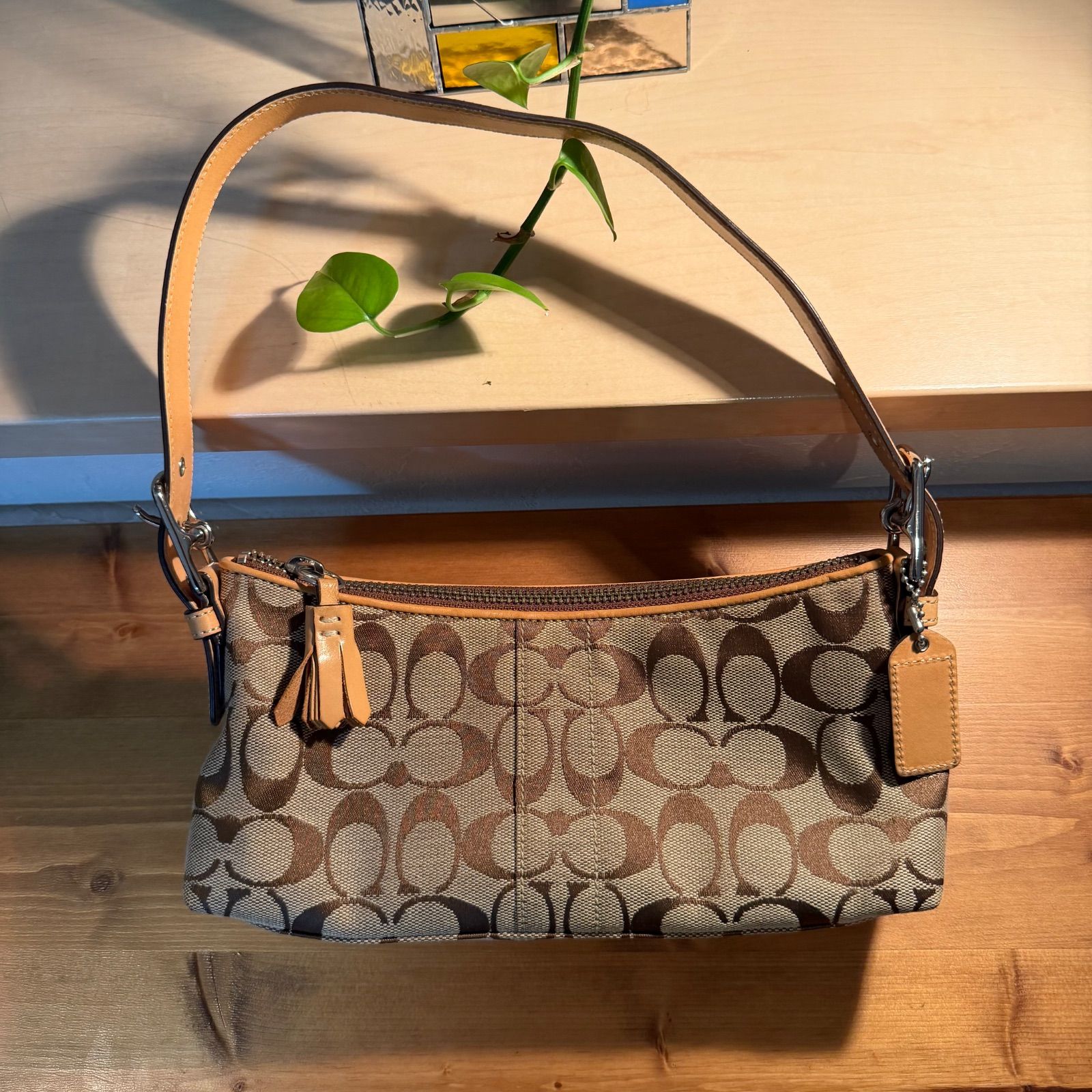 COACH コーチ シグネチャー ワンショルダーバッグ ハンドバッグ 