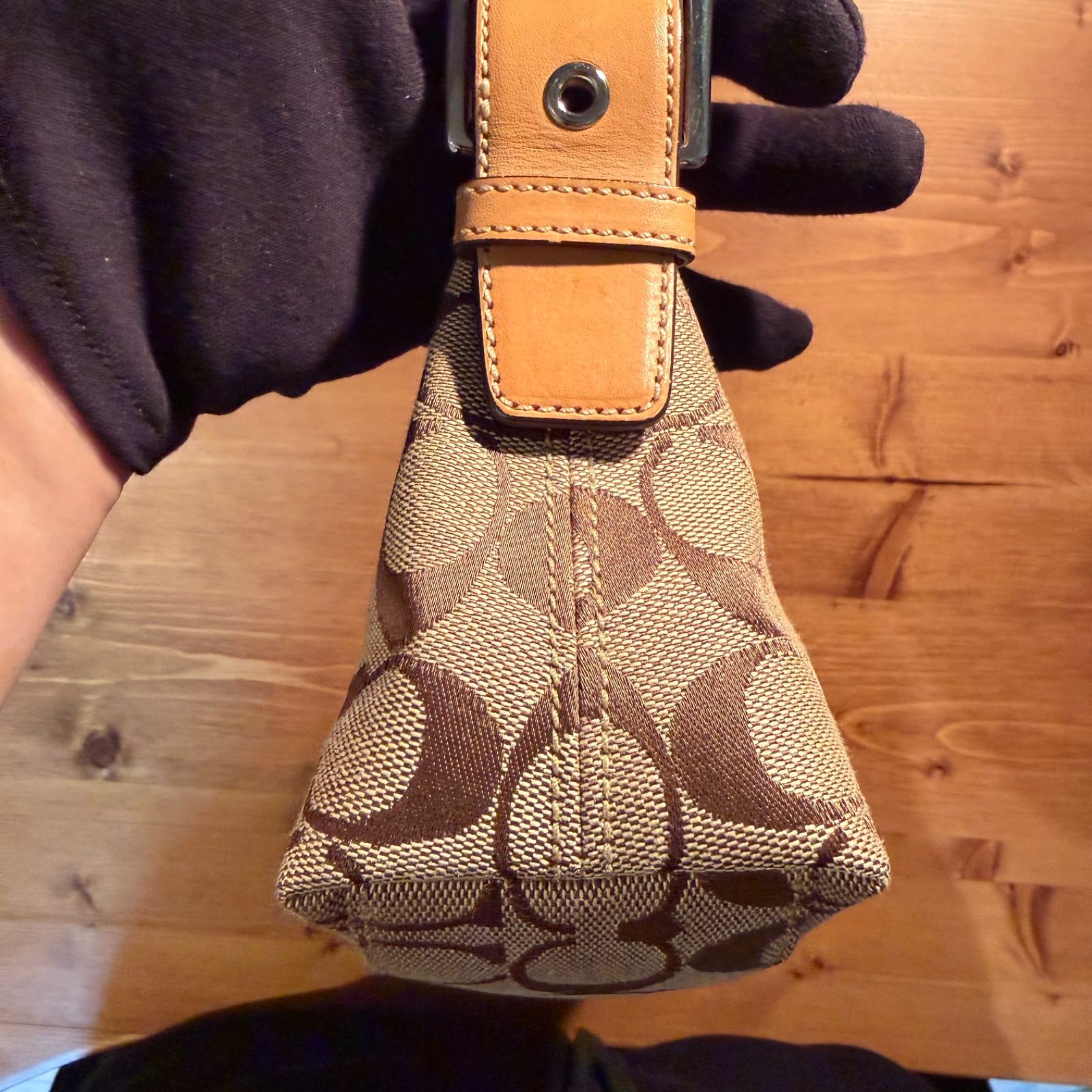 COACH コーチ シグネチャー ワンショルダーバッグ ハンドバッグ 