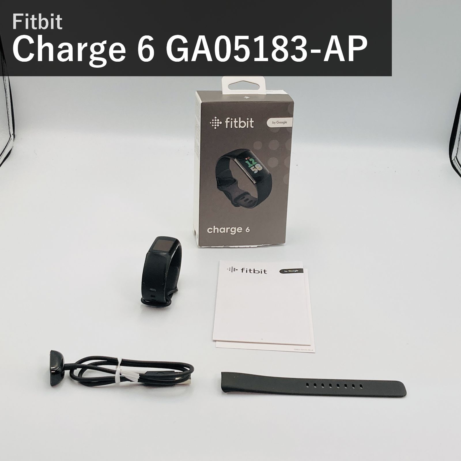 Fitbit フィットビット Charge 6 チャージ6 トラッカー オブシディアン ブラック 黒 G3MP5 スマートウォッチ 防水 GPS搭載 Suica対応 心拍計 睡眠スコア iPhone Android対応 日本正規品