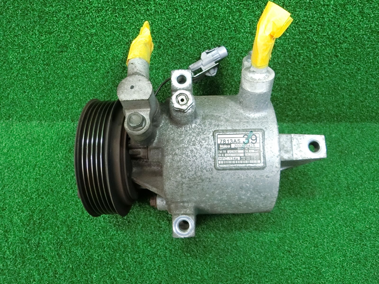 [15829] 送料無料 エアコンコンプレッサー 7813A539 日産 デイズ B21W