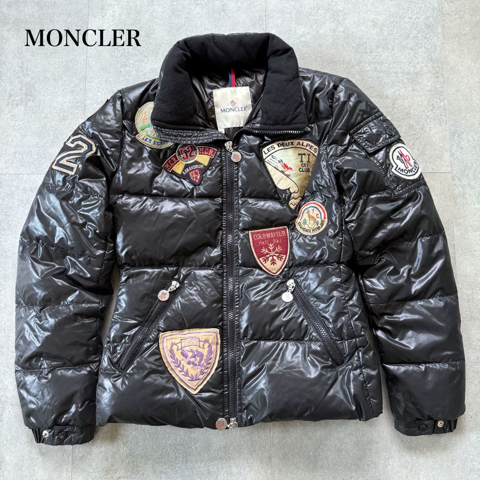 【人気】　モンクレール　バディア　BADIA　ダウンジャケット　デカワッペン 希少 MONCLER モンクレール badia special バディアスペシャル ダウン