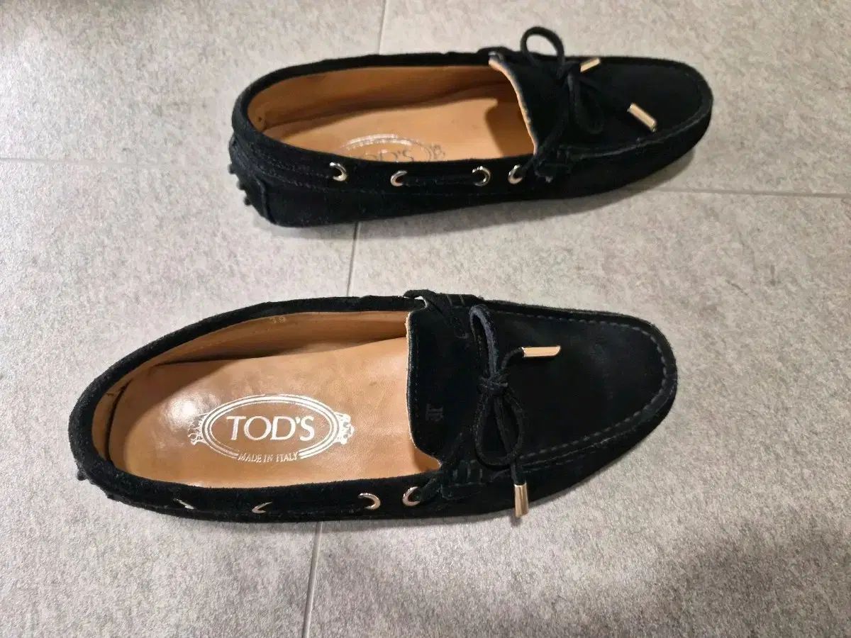 TOD'S トッズ ドライビング シューズ ブラック 39サイズ 12,380円