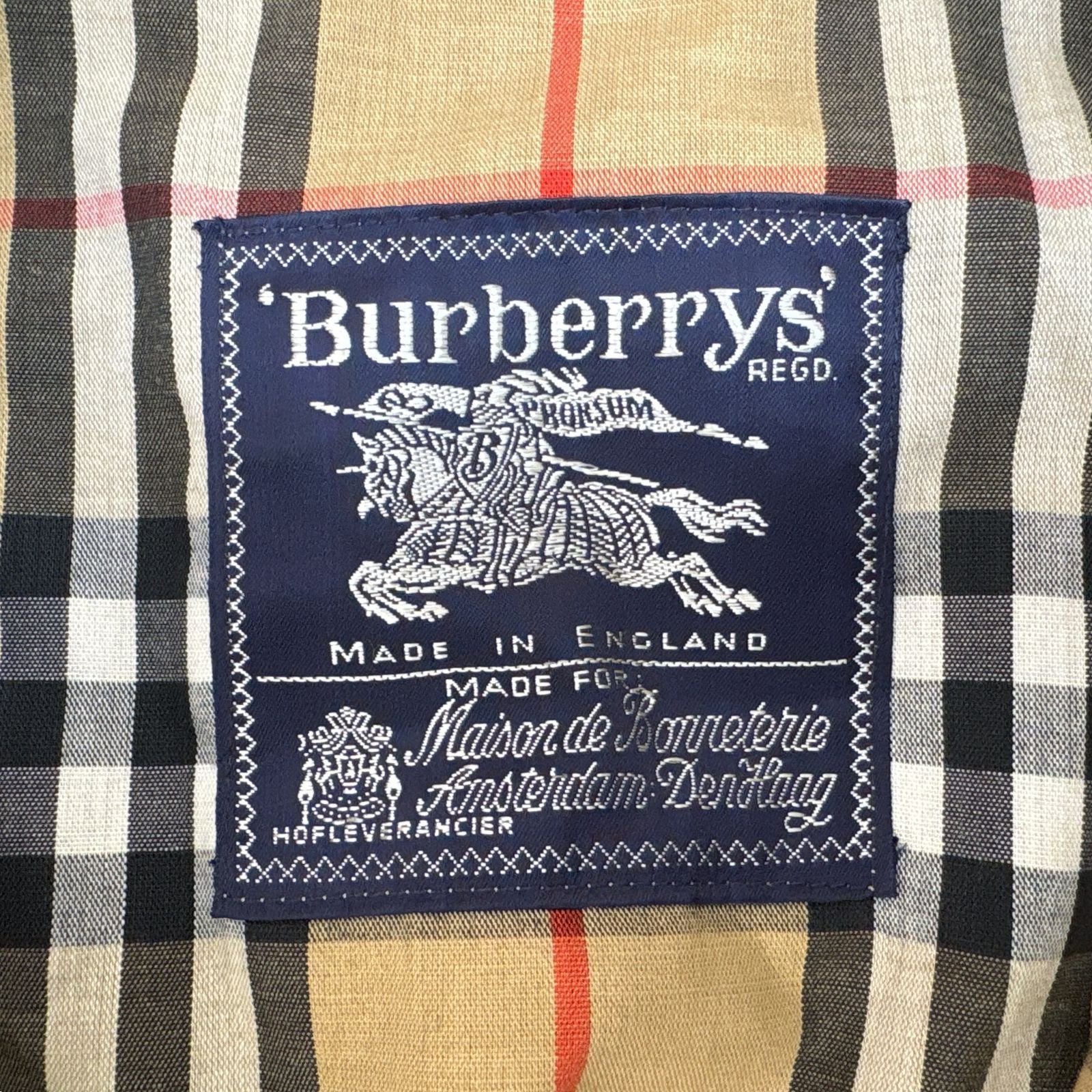 BURBERRY ハリントンジャケット made in england 一枚袖 【公式通販】