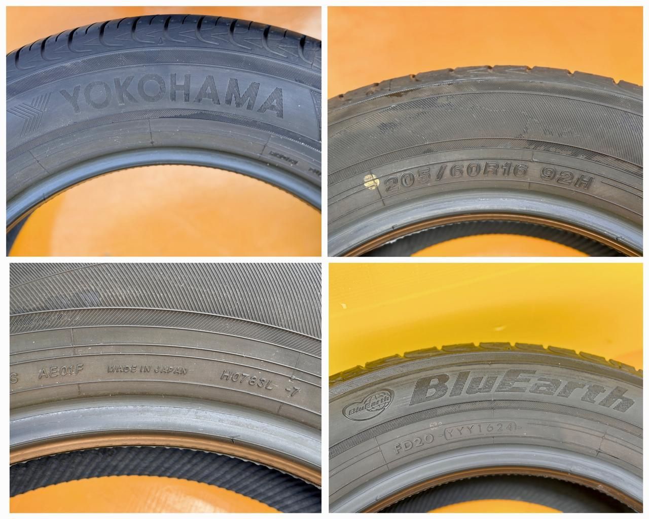 YOKOHAMA FD20 205/60R16 ホイール付　４本 ZT-2985] 4本 ☆2024☆ ヨコハマ タイヤ YOKOHAMA TYRE FD20 205/60R16