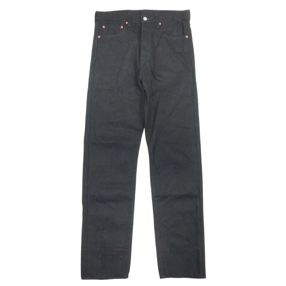 美品 COTTON RESEARCH CLUB コットンリサーチクラブ Selvage サルベージデニム パンツ ジーンズ ジーパン Gパン 32x33 黒 ブラック メンズ 古着 中古 USED