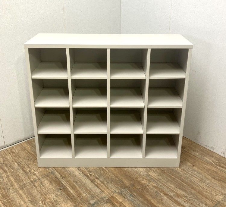 【中古品】コクヨ 16人用オープンシューズロッカー SX-44F1N グレー