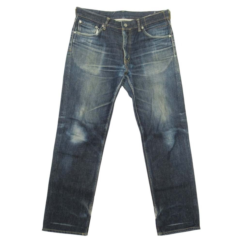 良品 VISVIM ビズビム 16ss social sculpture denim 03R ソーシャルスカルプチャー デニム パンツ ジーンズ W34L30 インディゴ メンズ 古着 中古 USED